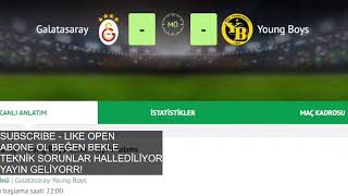 GALATASARAY  YOUNG BOYS CANLI İZLE I ŞAMPİYONLAR LİGİ [upl. by Giarg]