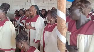 Easter song Eucharistia St Charles LwangaJuba St Peter Clever Choirs [upl. by Ramahs]