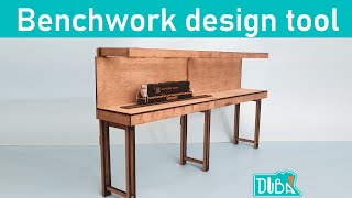 31  Easy benchwork design tool Modular and for all room shapes and train scales [upl. by Acilgna]