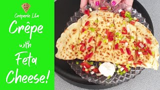 How to make Crepes  Delicious Crepes with Feta Cheese  Crepes Recipe  Food [upl. by Ynattib760]