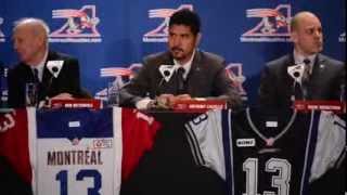 Anthony Calvillo announces his retirement [upl. by Nuahc]