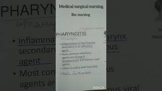 Pharyngitis medicaleducation medicalsurgicalnursing biology viralshort allaboutnorcet human [upl. by Beale240]