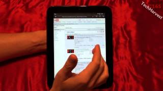 HP TouchPad Multitasking amp Web Browser On WebOS [upl. by Sidell]