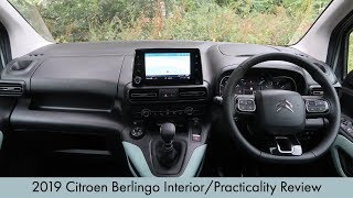 2019 Citroen Berlingo InteriorPracticality Review [upl. by Alludba507]