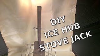 Building a stove jack for my Eskimo Fatfish 949i Ice Hub [upl. by Innaig87]