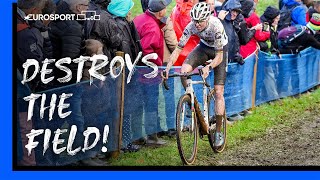 🔥 DOMINATION  2023 European Cyclocross Championships  Elite Womens Highlights  Eurosport [upl. by Purse]