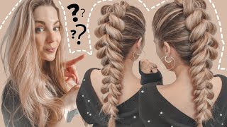 ASTUCE COIFFURE FACILE et rapide  Fausse tresse facile à faire  Belle tresse facile a faire ❤️ [upl. by Seidel]