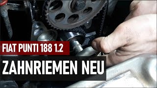 Neuer Zahnriemen 22  Fiat Punto 188 12 cars diy tutorial [upl. by Elwee]