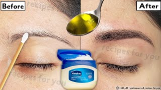 You wont believe it 😍 How To Grow Eyebrows Eyelashes Faster and Thicker in 1 week 💯 Effective [upl. by Phedra334]