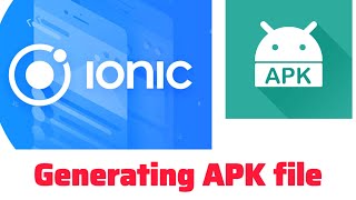 How to Generate APK Files for Ionic Framework Projects in React  StepbyStep Guide [upl. by Enreval]