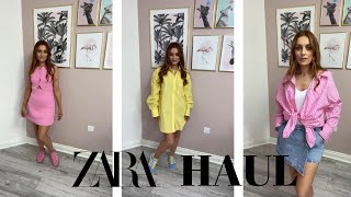 HUGE ZARA HAUL amp try on   NEW IN   SUMMER 2024 [upl. by Enos]