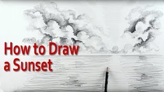 Explore an Unbelievably Simple Technique for drawing a Sunset in Easy Steps [upl. by Kwang]