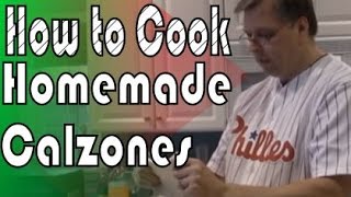 Homemade Calzones How to Cook Calzones  Quick and Easy Recipe with Homemade Ingredients [upl. by Forsta820]