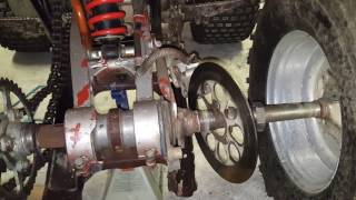 Suzuki lt230r Rear axle bearing replacement [upl. by Pietro]