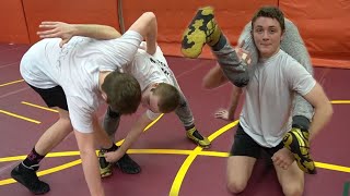 Top 5 Wrestling Moves TAKEDOWNS part 2 [upl. by Anirtep]