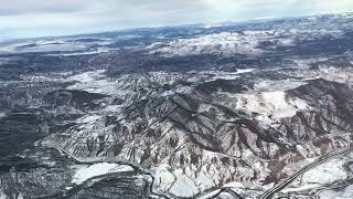 Gulfstream G600 over the mountains peaceful Gulfstream G600 flying shorts Colorado mountains [upl. by Aura]