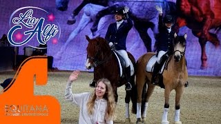 Lia amp Alfi  Equitana 2017  Zweiter Auftritt und reiterwg  Teil3 [upl. by Alyhc]