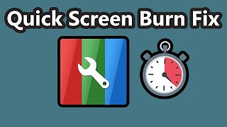 Screen Burn Fix Stuck pixel any oled and amoled screen SUPERFAST QUICK FIX 60 MINS [upl. by Nobe215]