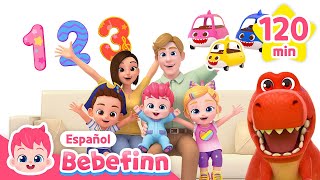 2 horas con Bebefinn  Tiburón Bebé Johny Johny  más  Canciones Infantiles  Bebefinn en español [upl. by Imrots]