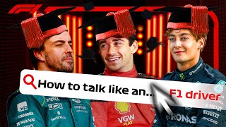 How To Talk Like An F1 Driver [upl. by Aluk234]