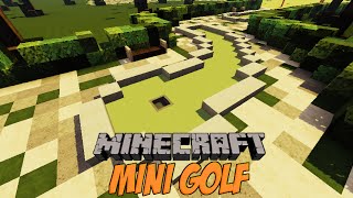 How To Build A Mini Golf Course In Minecraft Lets Build Tutorial [upl. by Rebmat991]