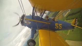 la ferte alais  cerny quot pt17 boeing stearman quot [upl. by Laden]