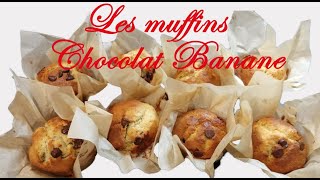 Les Muffins Chocolat Banane [upl. by Johnette837]