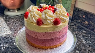 L’entremet fruits rouges framboise et vanille [upl. by Chinua]