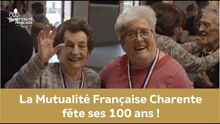 1924  2024  La Mutualité Française Charente fête son centenaire [upl. by Anaitsirk]