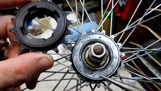 How to remove a nonremovable BMX freewheel [upl. by Atikkin]