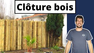 Nouvelle clôture en bois [upl. by Nason]