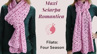 Progetti Veloci Maxi Sciarpa Romantica [upl. by Yesnyl]