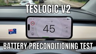 Manual Battery Preconditioning for Tesla Model 3 Y using Teslogic V2 [upl. by Haya]