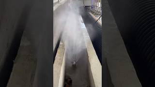 Water jet ditch cleaning process Smart tools and machinery make work easy [upl. by Otokam]