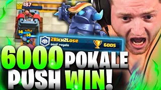 😱🥵2500€ Challenge GEWONNEN  INTENSE letzte GAMES im 6000 TROPHÄEN Projekt Clash Royale [upl. by Mercedes]