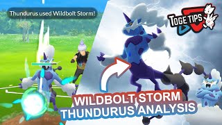 How Good is Wildbolt Storm Thundurus  Pokemon Go Analysis [upl. by Behrens757]