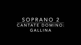 Cantate Domino Soprano 2 [upl. by Jarlen]