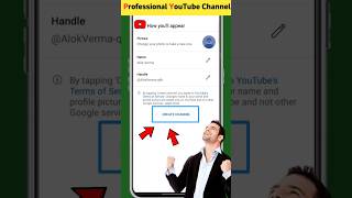 Youtube Channel Kaise Banaye  youtube channel kaise banaen  How To Create Youtube Channel shorts [upl. by Acirretal]