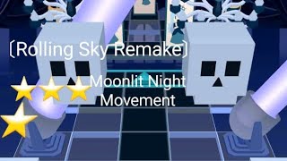 〔Rolling Sky Remake Moonlit Night Movement Cocreation level 12or level from rolling go [upl. by Lohner]