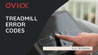 Fixing Treadmill Error Codes  Treadmill Maintenance  OVICX A2S [upl. by Prader]