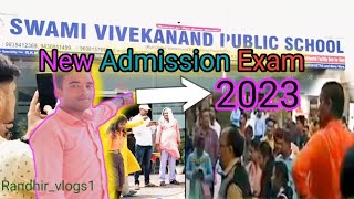 Hostel Me New Admission Exam 2023 Swami Vivekanand Coaching centre Muzaffarpur Bela randhirvlogs1 [upl. by Gisela]