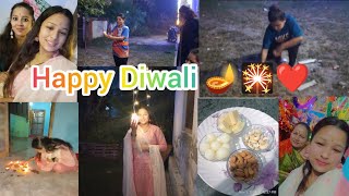 happy Diwali sab koo ❤️🪔🎇 ye kya Kiya didi ne 👻😄🥲 [upl. by Nauqram]