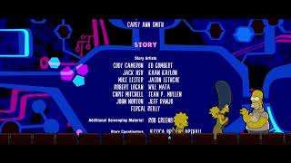 The Simpsons Theater Cloudy With A Chance Of Meatballs End Credits [upl. by Brew]