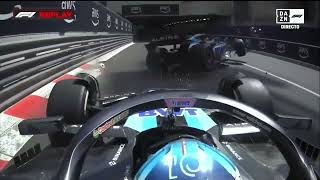 ALPINE CRASH MONACO GP 2024 [upl. by Ripleigh]