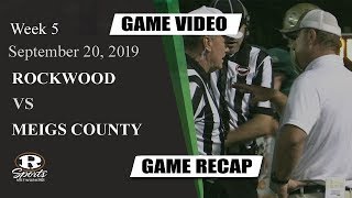 RHS Tiger Football  Rockwood Vs Meigs County Week 5 Game 9202019 [upl. by Yesnik]