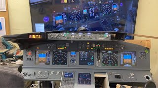 737 home sim build  cockpit sim parts MIP part 4 [upl. by Littell]