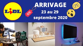 LIDL ARRIVAGE SEMAINE DU 23 SEPTEMBRE 2020 [upl. by Iline651]