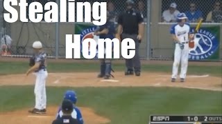 How to steal home in LL baseball guaranteed to work [upl. by Urien163]