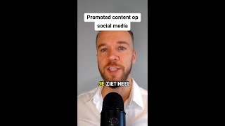 Promoted content op social media [upl. by Dachy]