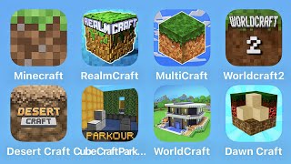 Minecraft RealmCraft Multicraft Worldcraft 2 Desert Craft Cube Craft Parkour Dawn Craft [upl. by Siward]